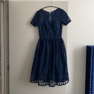 CHI CHI LONDON Blue Tea Dress